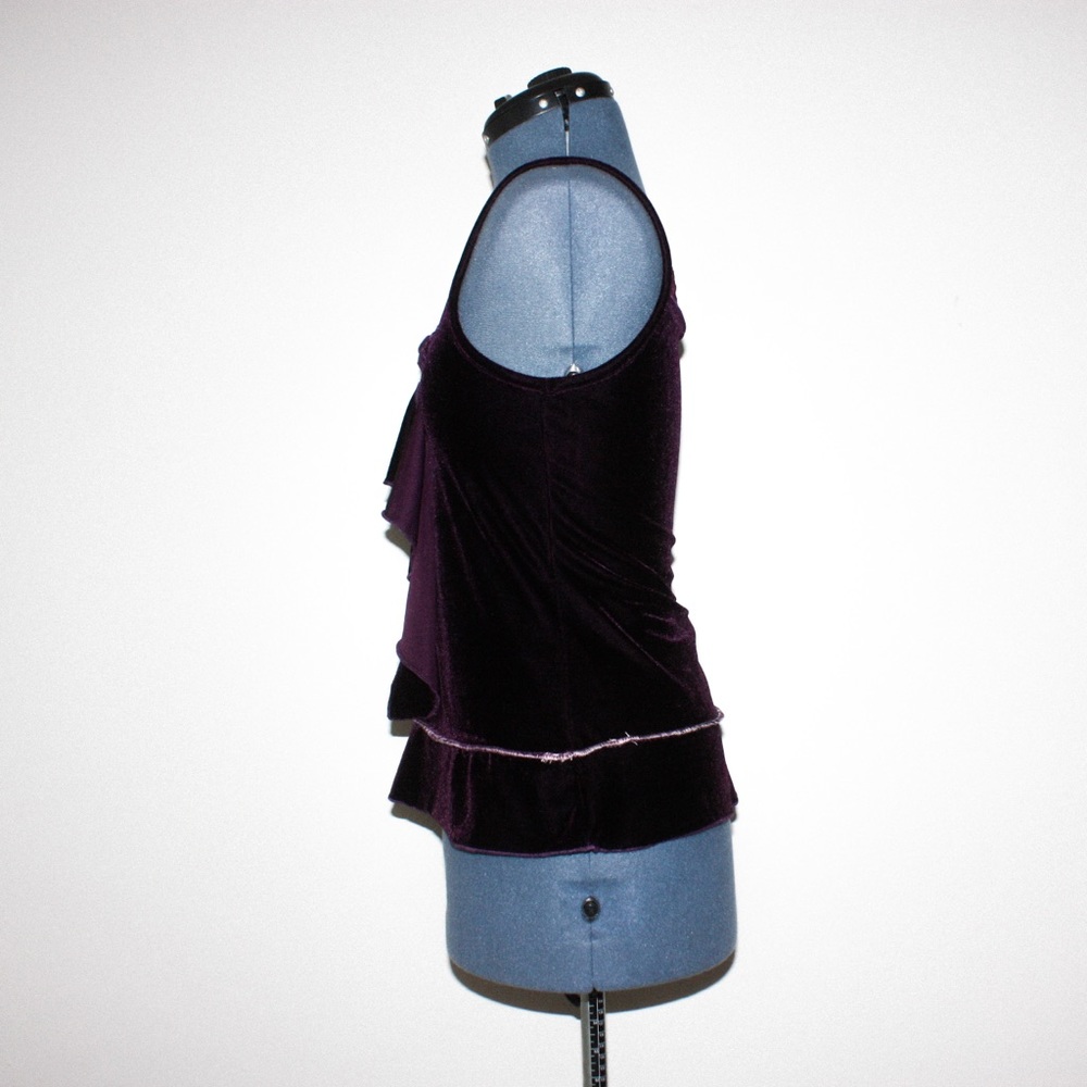 vintage purple empire line top - Picture 3 of 5